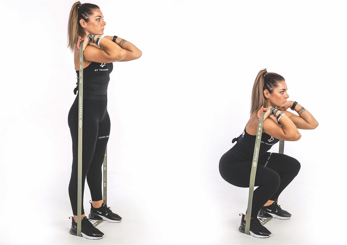Band Squat
