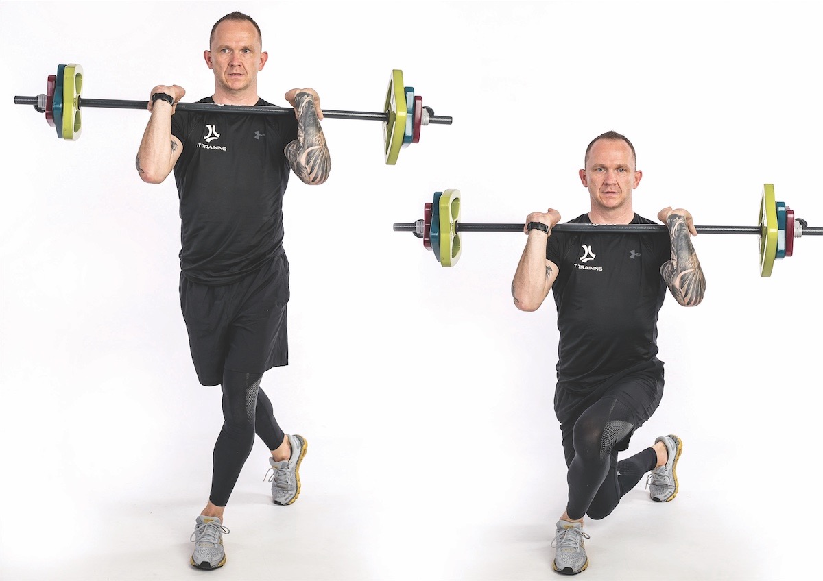Cross Barbell Squat