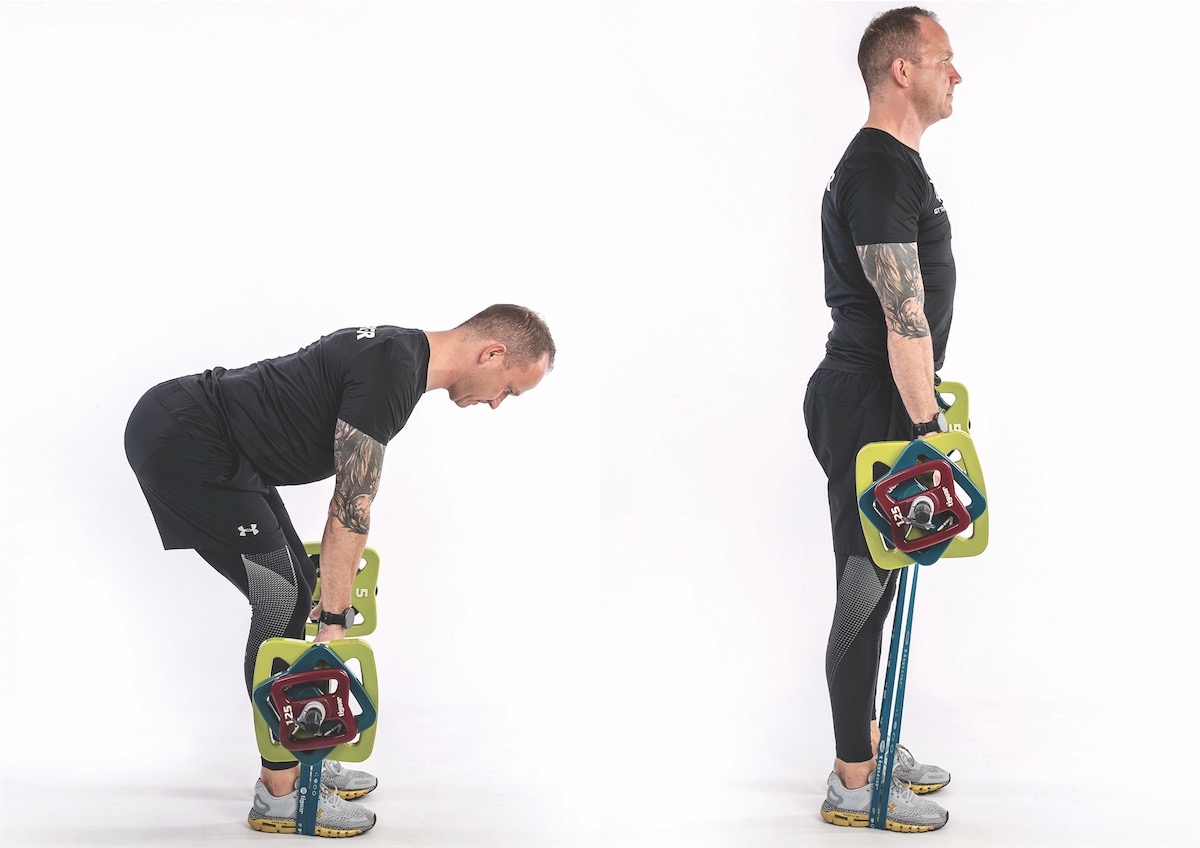 Romanian Deadlift Barbell & Band