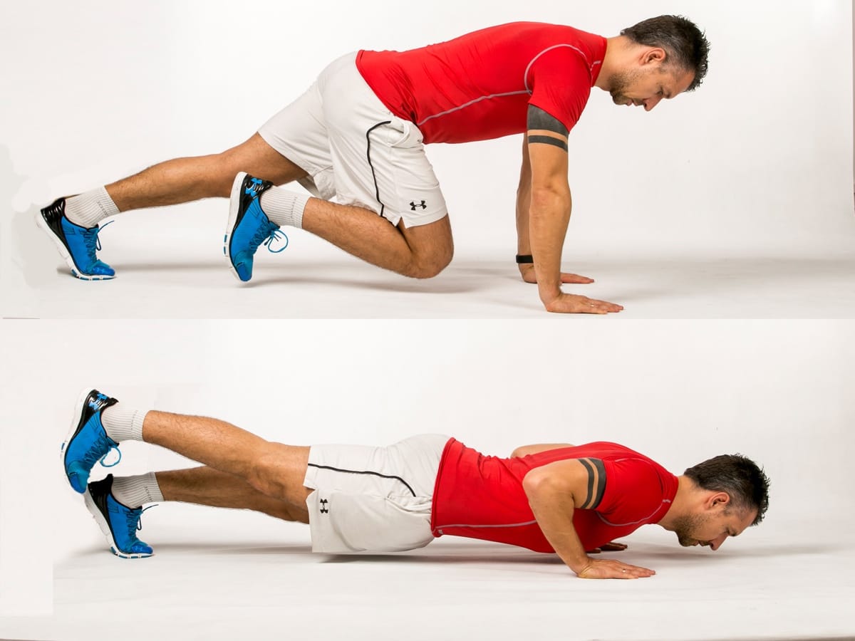 Knee Tuck Push-Up