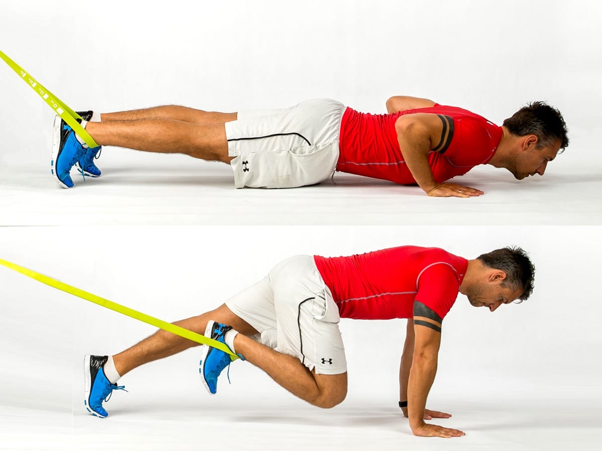 Knee Tuck Push-up Band