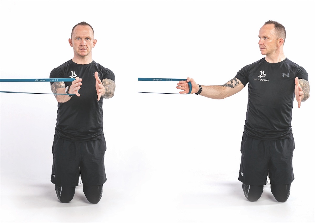 Kneeling Single Arm Core Rotation
