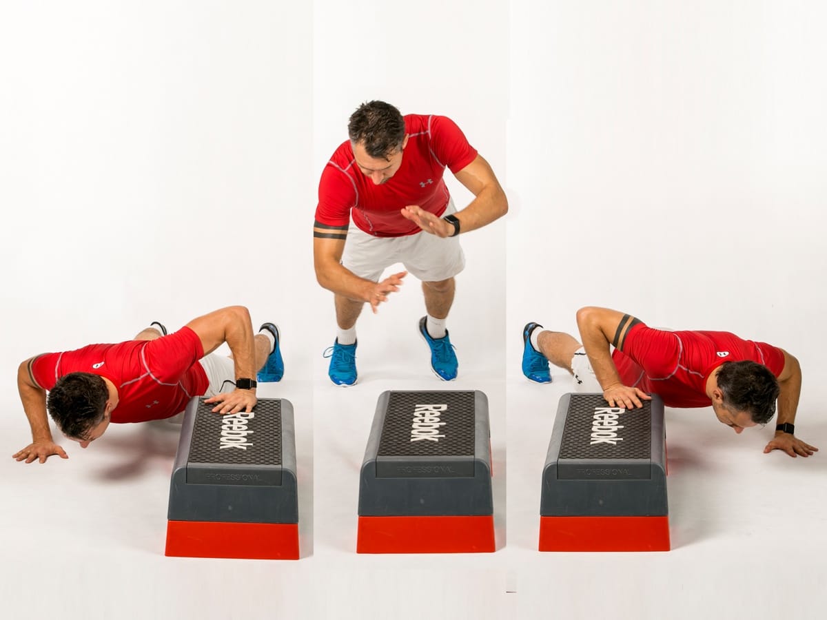Lateral Plyo Push-up