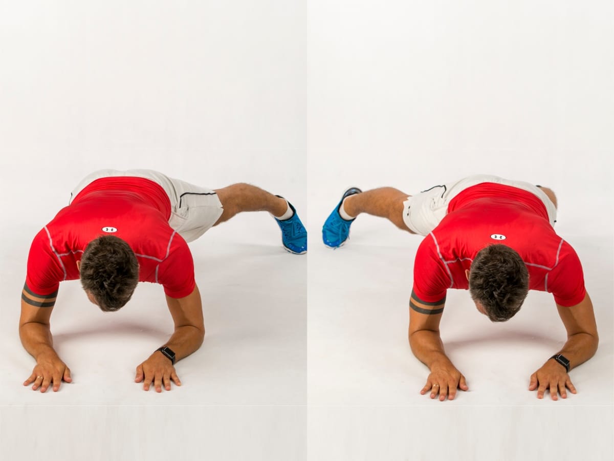 Plank Side Toe Taps