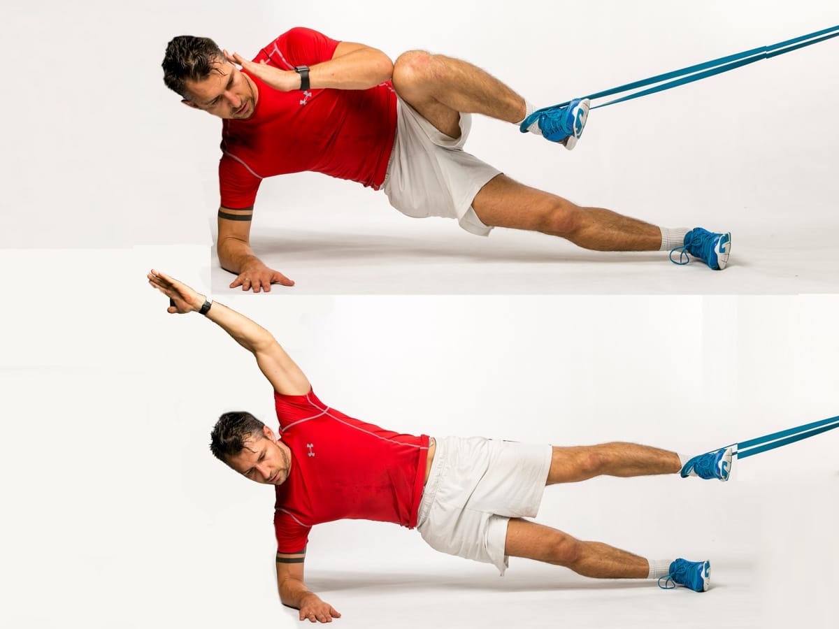 Side Plank Knee to Elbow