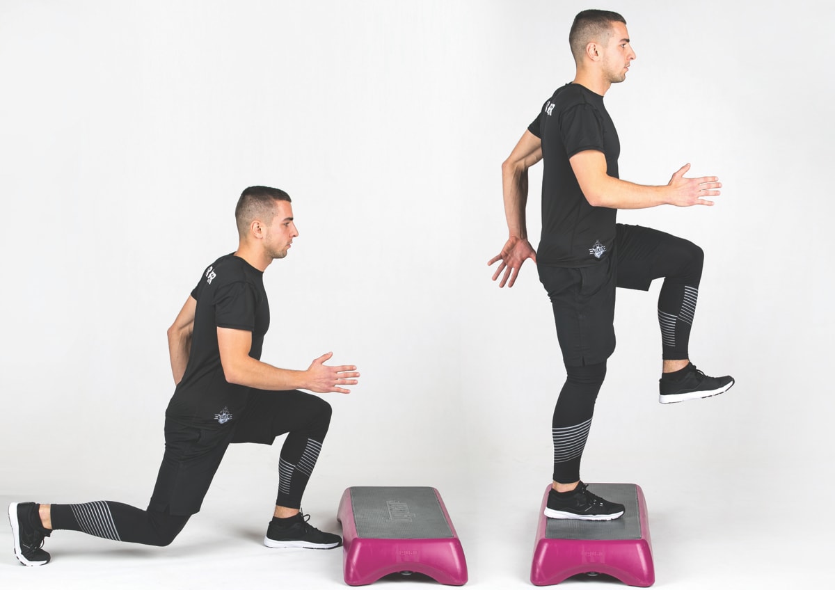 Step up & Knee Up