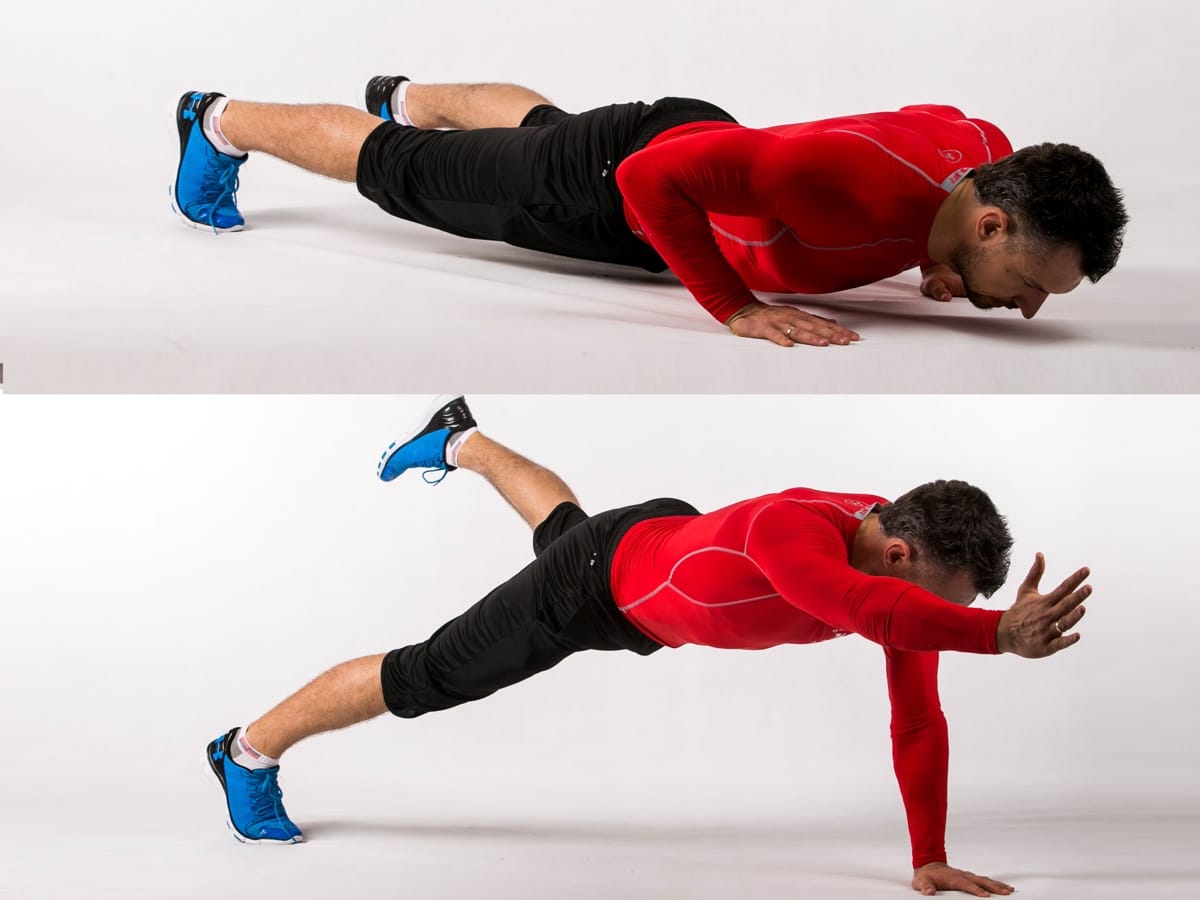 Superman Push-up