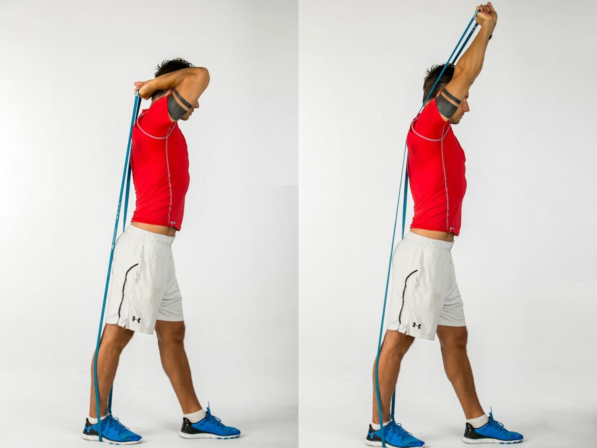Triceps Band Press