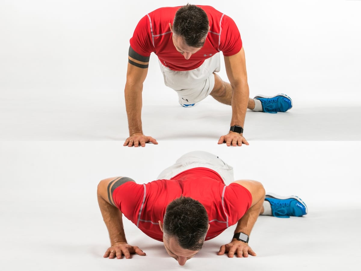 Twisted Leg Push-up