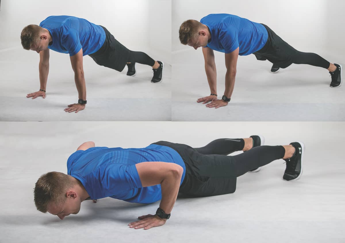 Push-up side to side