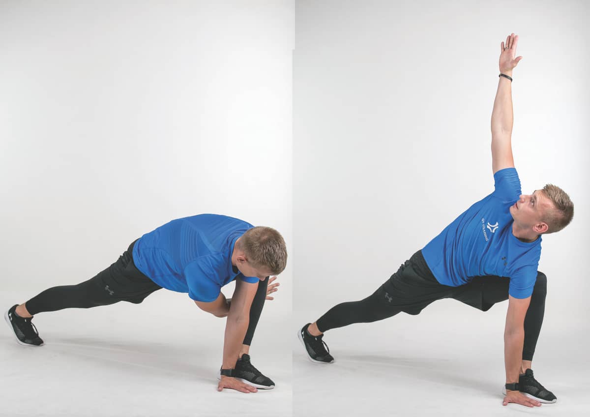 Reach Through Leg – active