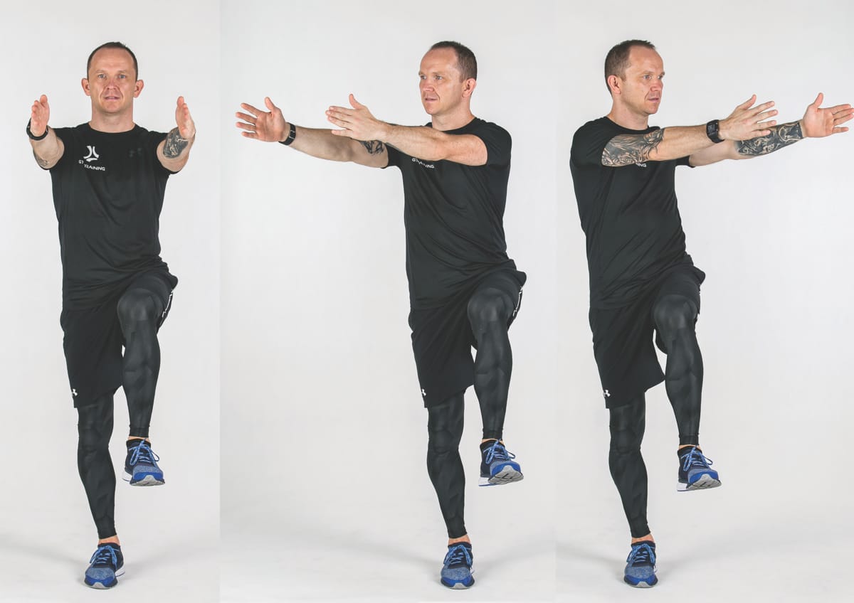 Single Leg Core Rotation