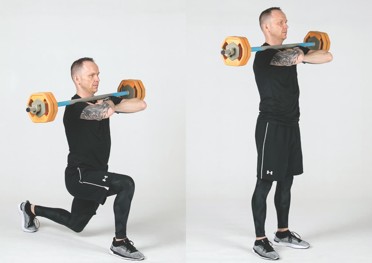 Lunge X-Barbell