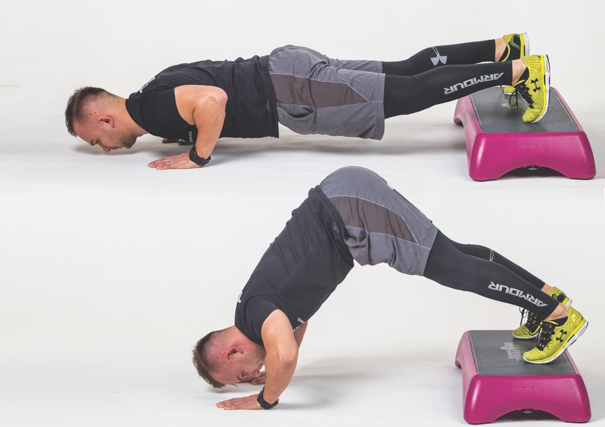 Pike Walk Push-up & Shoulder Push-up