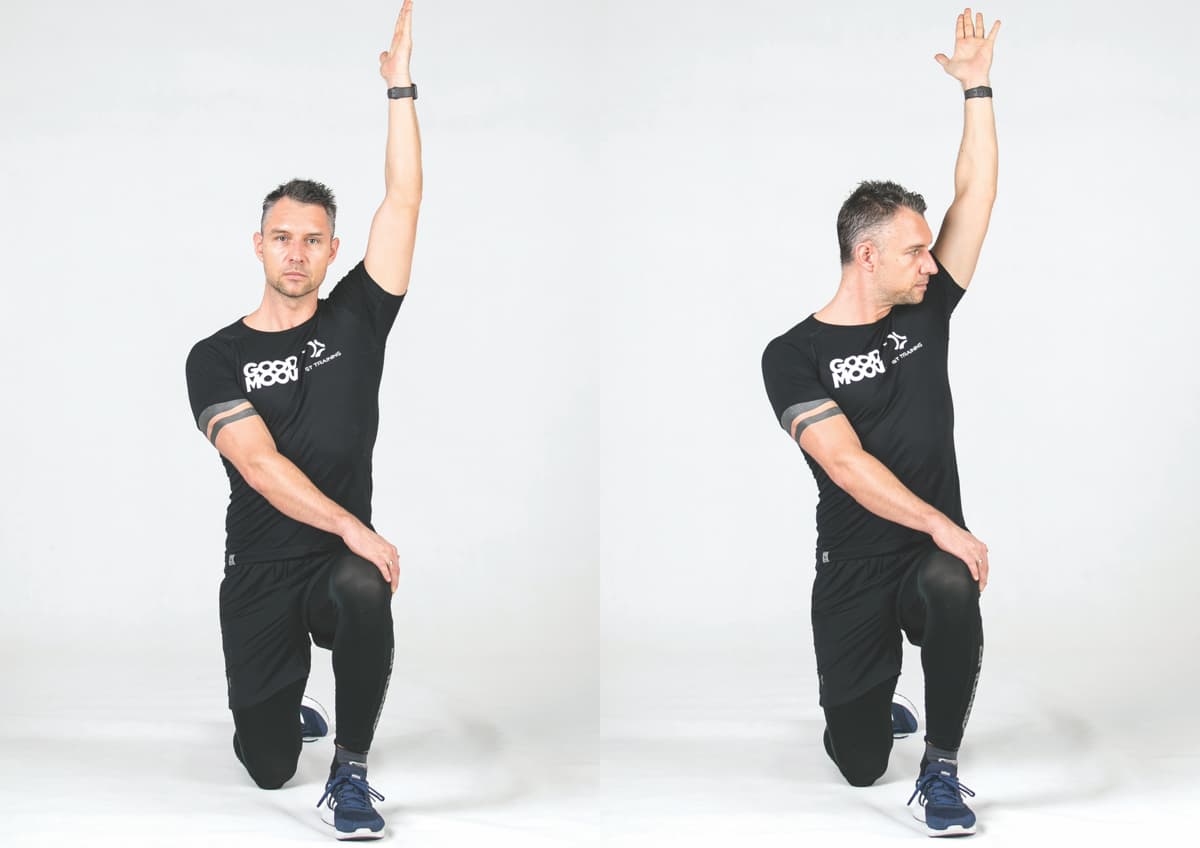 Half-Kneeling Sky Reach