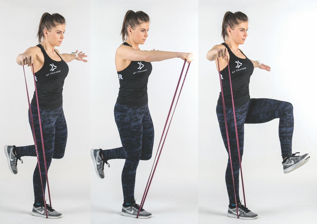 Single Arm Movement Band Rotation