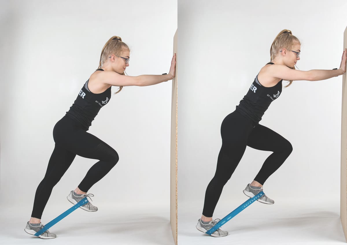 Standing Mini Band Mountain Climber