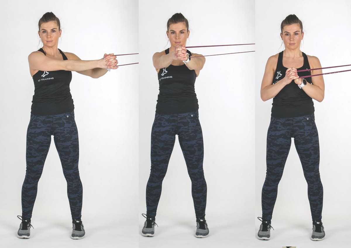 Standing Torso Press & Rotation