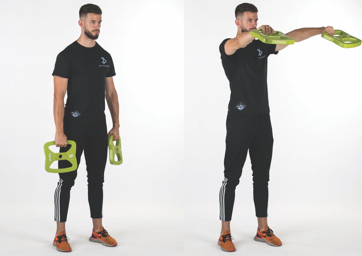 Plate Shoulder Raise