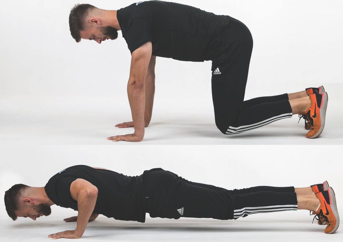 Plyo Bear Push-up front