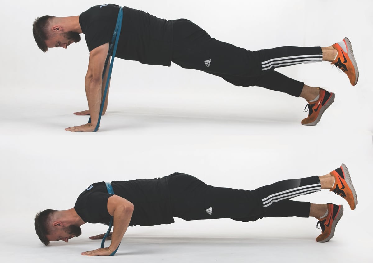 Push-up Band Single Leg