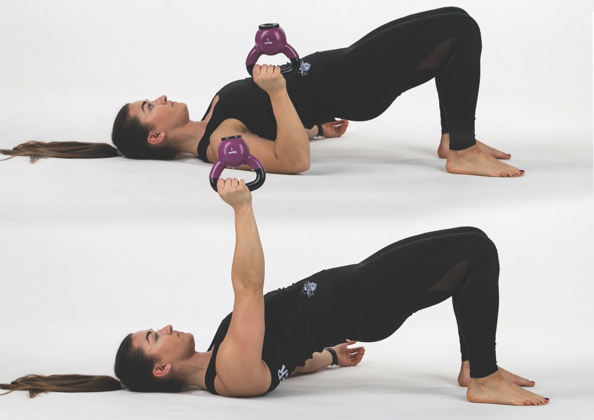 Supine KB Bottoms-Up Armbar