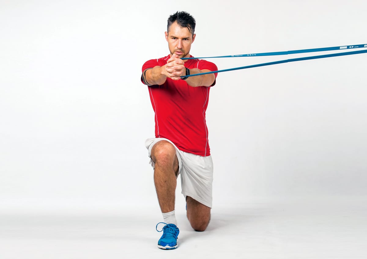 Half Kneeling Band Hold