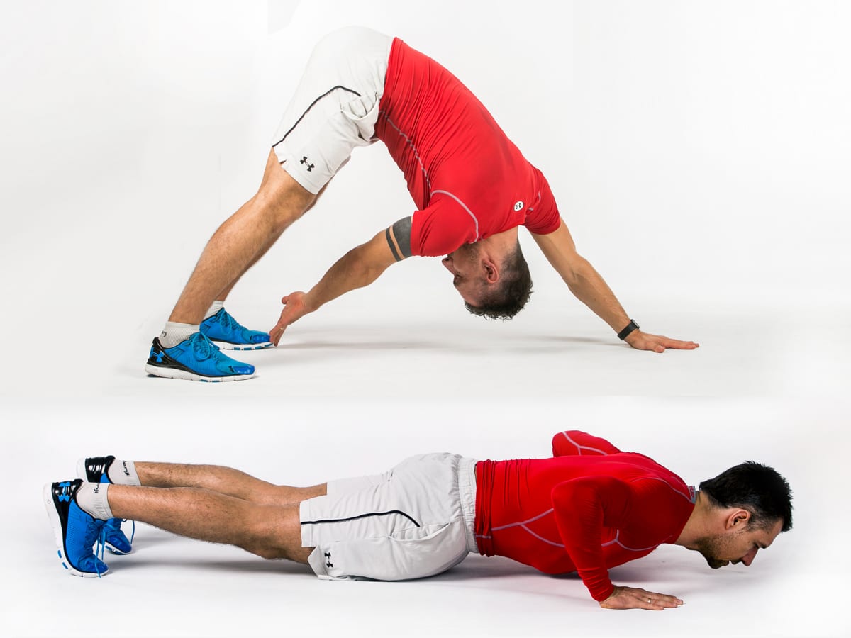 Toe Tap Push-up