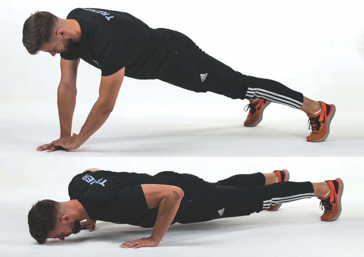 Hand Tap Push-up