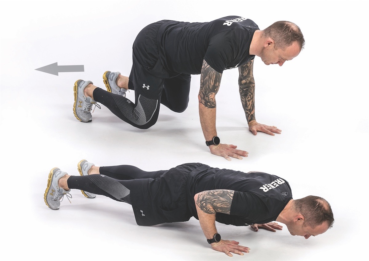 Plyo Bear Push-up back