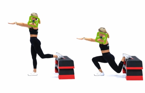 Axle Bar Split Squat