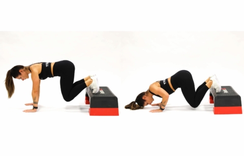 Decline Bear Push-up